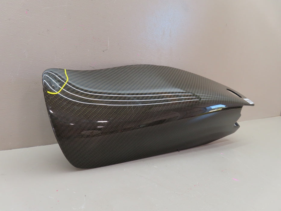 2012-2014 MCLAREN MP4-12C LEFT RECARO SEAT CARBON FIBER COVER TRIM OEM 73044722F