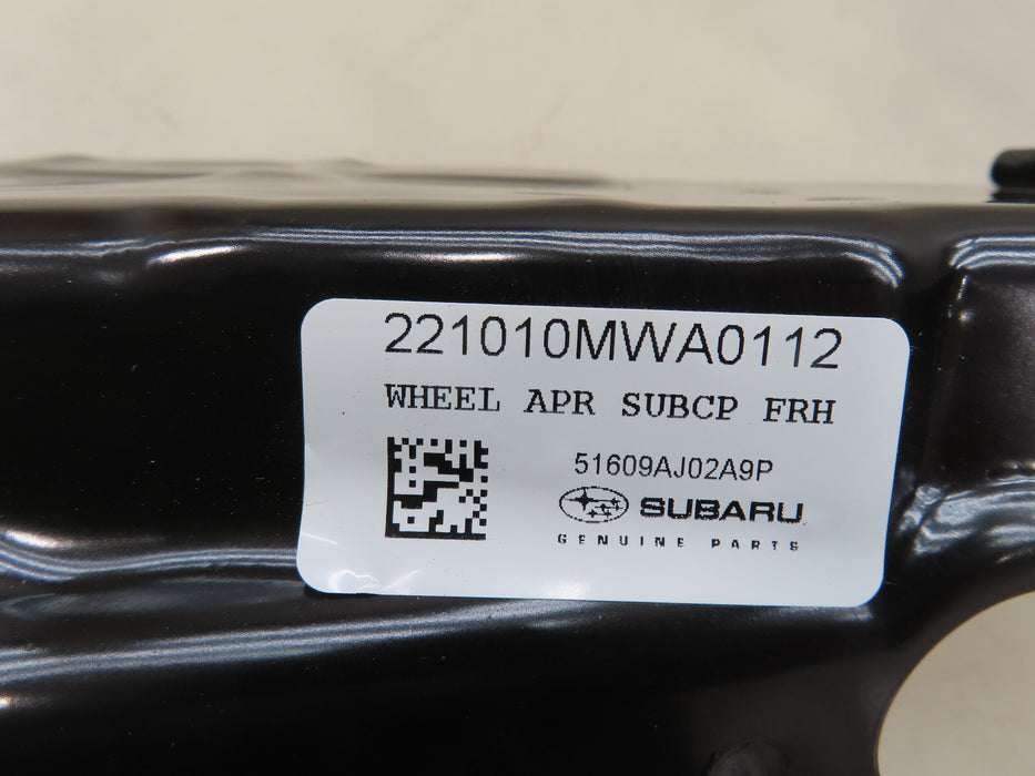 2012-2014 SUBARU LEGACY,OUTBACK FRONT RIGHT PASSENGER WHEEL APRON ASSEMBLY OEM