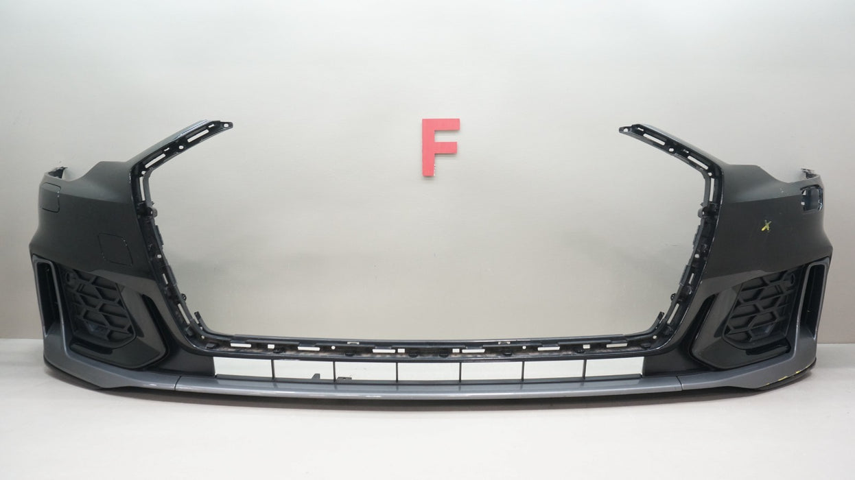 2019-2023 AUDI A6 S6 S-LINE FRONT BUMPER COVER OEM 4K0807437 G