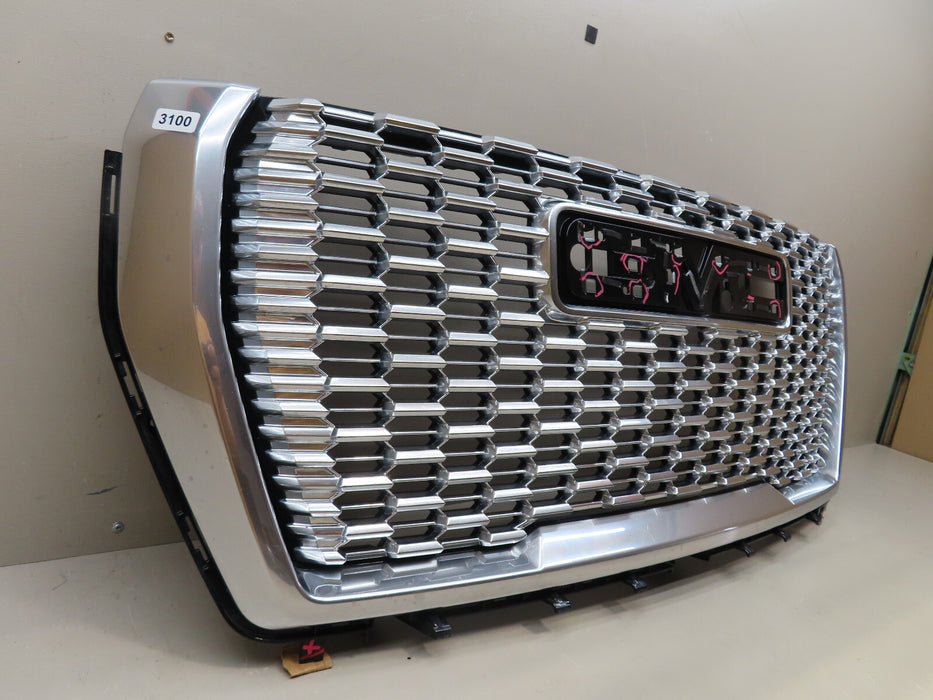 2021 2022 GMC YUKON DENALI FRONT RADIATOR GRILLE GRILL OEM N0660-84835783
