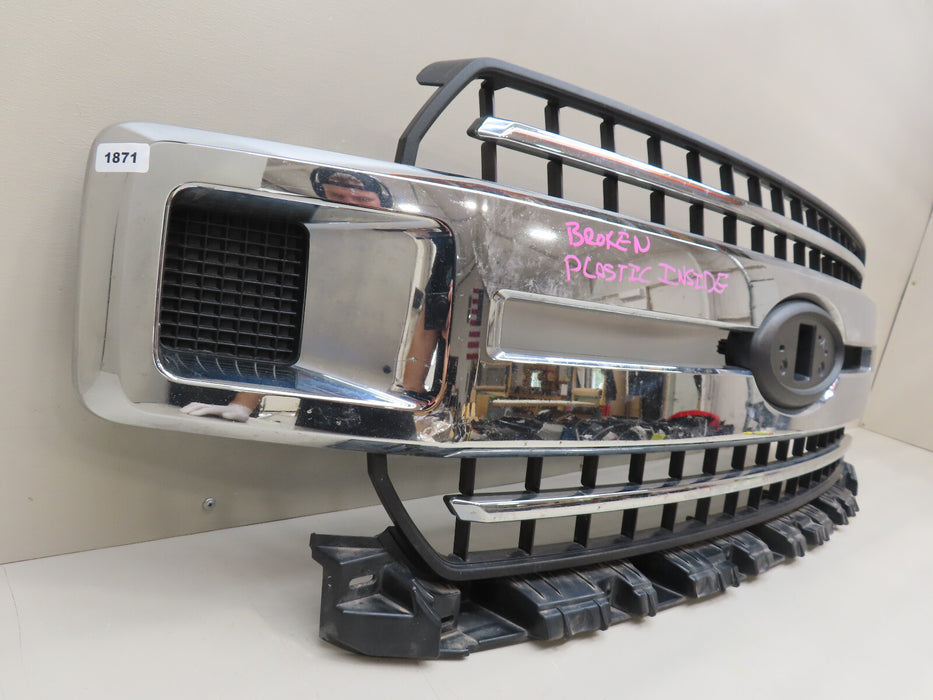 2018-2020 FORD F-150 F150 FRONT RADIATOR GRILLE GRILL OEM JL34-8200