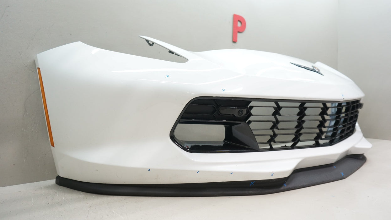 2014-2019 CHEVROLET CORVETTE Z06 FRONT BUMPER COVER ASSEMBLY W/ CAMERAS OEM
