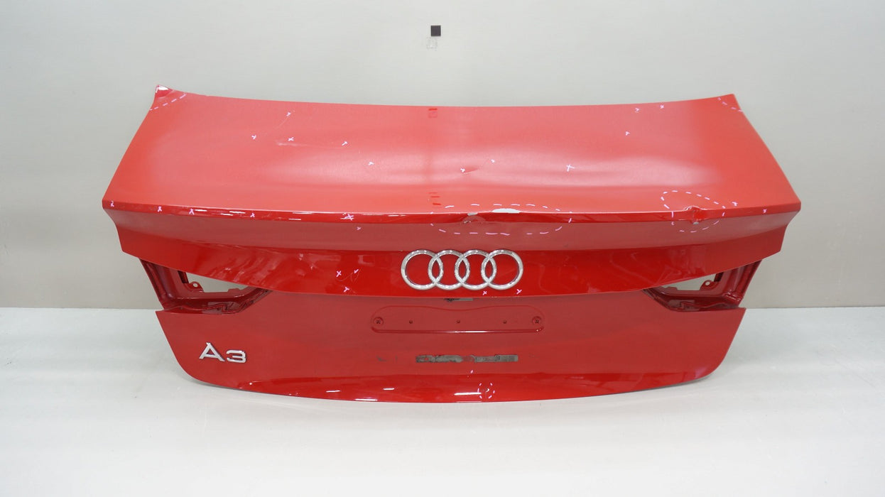 2015-2020 AUDI A3 REAR TRUNK LID PANEL WITH EMBLEMS 8V5827338A OEM
