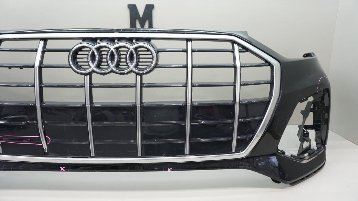 2021-2023 AUDI Q5 FRONT BUMPER COVER W/ GRILLE GRILL EMBLEM BADGE OEM 80A807437P