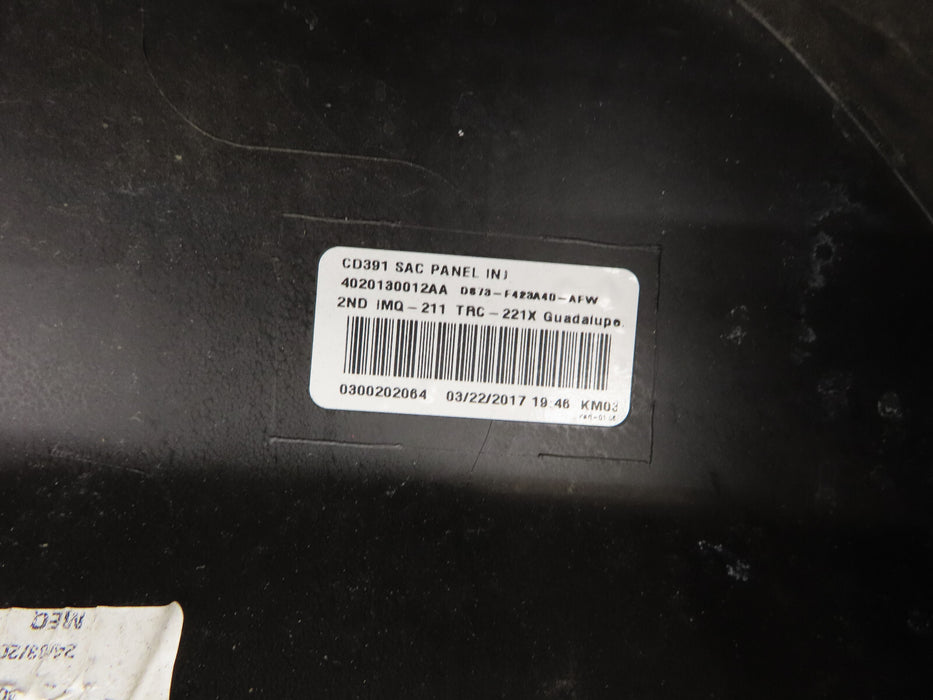 2013-2016 FORD FUSION REAR TRUNK LID PANEL TRIM OEM