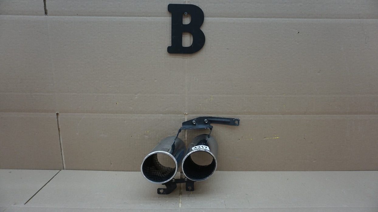 2010-2014 LAMBORGHINI GALLARDO REAR LEFT CHORME MUFFLER TAIL END EXHAUST TIP OEM
