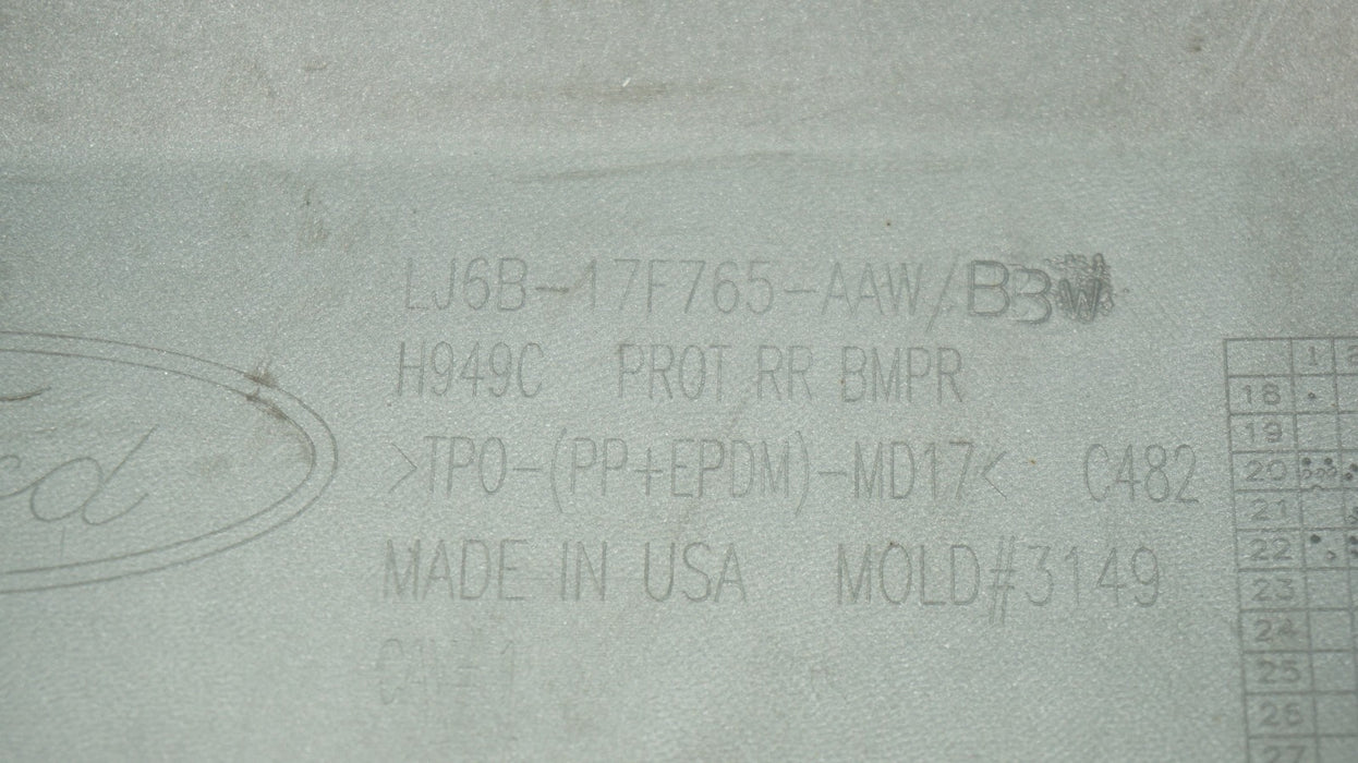 2020-2022 FORD ESCAPE REAR LOWER BUMPER VALANCE PANEL OEM LJ6B-17F765-AAW