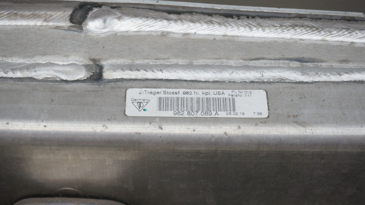 2013-2016 PORSCHE BOXTER / CAYMAN REAR BUMPER REINFORCEMENT BAR OEM 98150514100