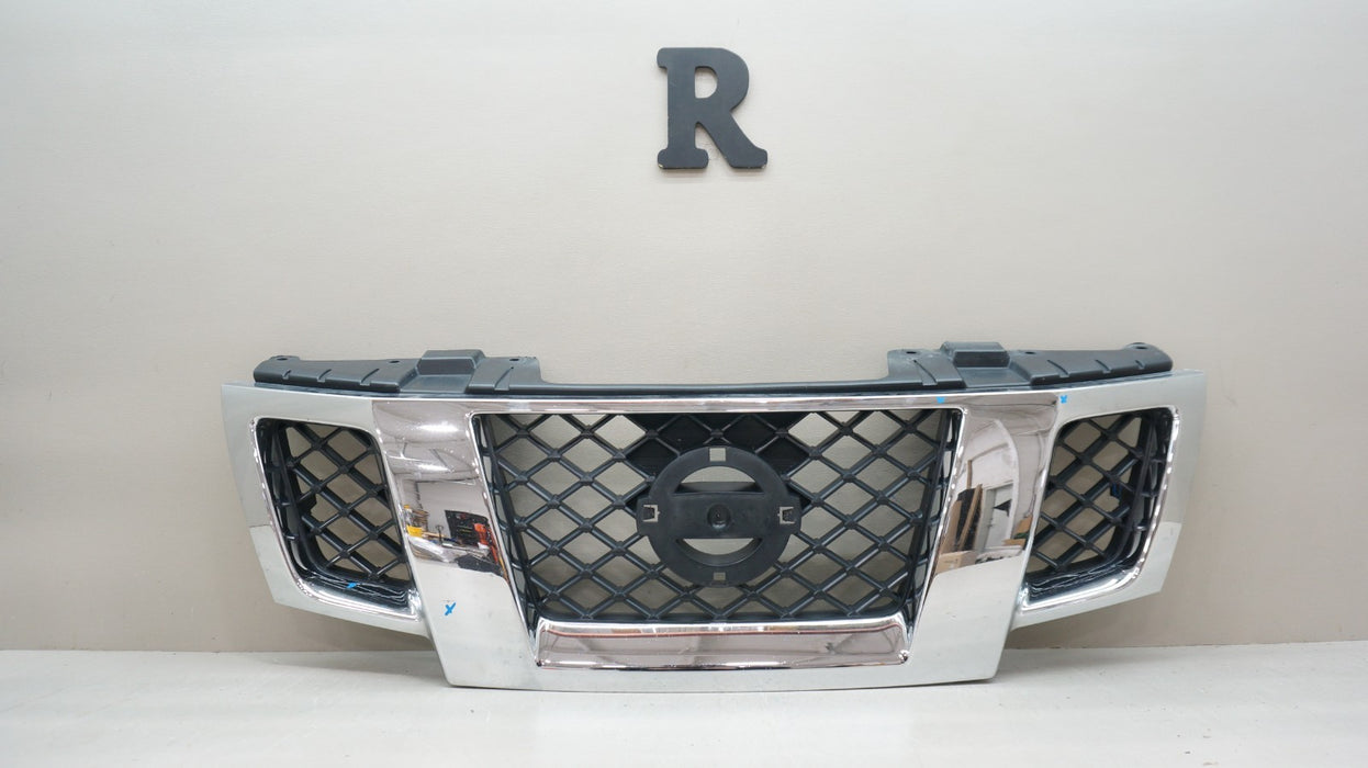 2009-2021 NISSAN FRONTIER FRONT CHROME BUMPER RADIATOR GRILLE OEM 62310-ZL00B