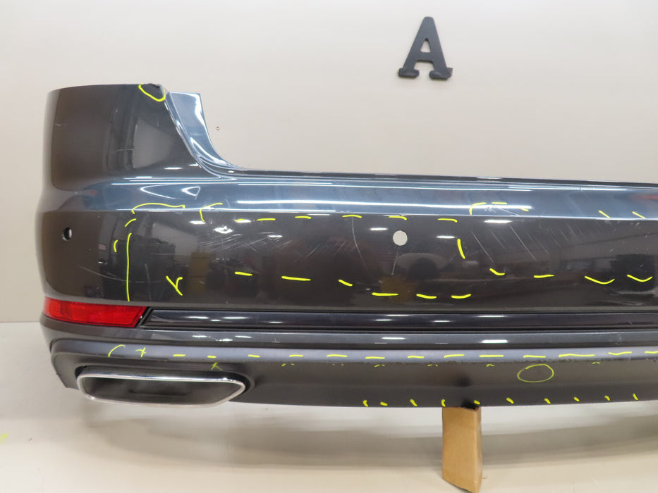 2017 2018 2019 AUDI A4 B9 S-LINE REAR BUMPER COVER OEM