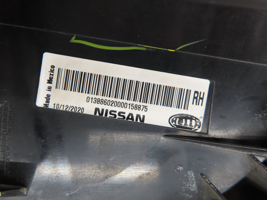 2020 2021 2022 NISSAN SENTRA RIGHT PASSENGER TAIL LIGHT HALOGEN OEM