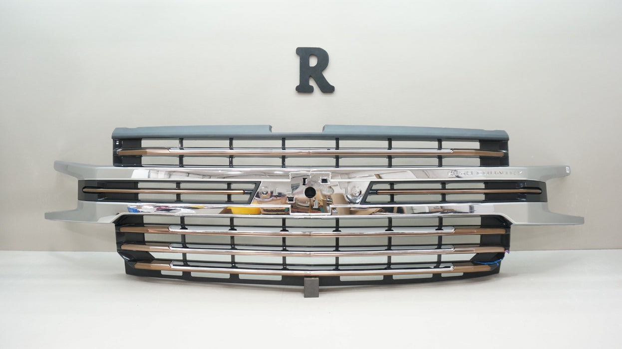 2019-2022 CHEVROLET SILVERADO 1500 HIGH COUNTRY FRONT RADIATOR GRILLE OEM