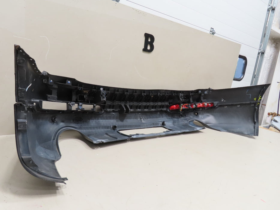 2010-2015 AUDI Q7 REAR BUMPER W/LOWER VALANCE COVER OEM P/N 4L0807511G