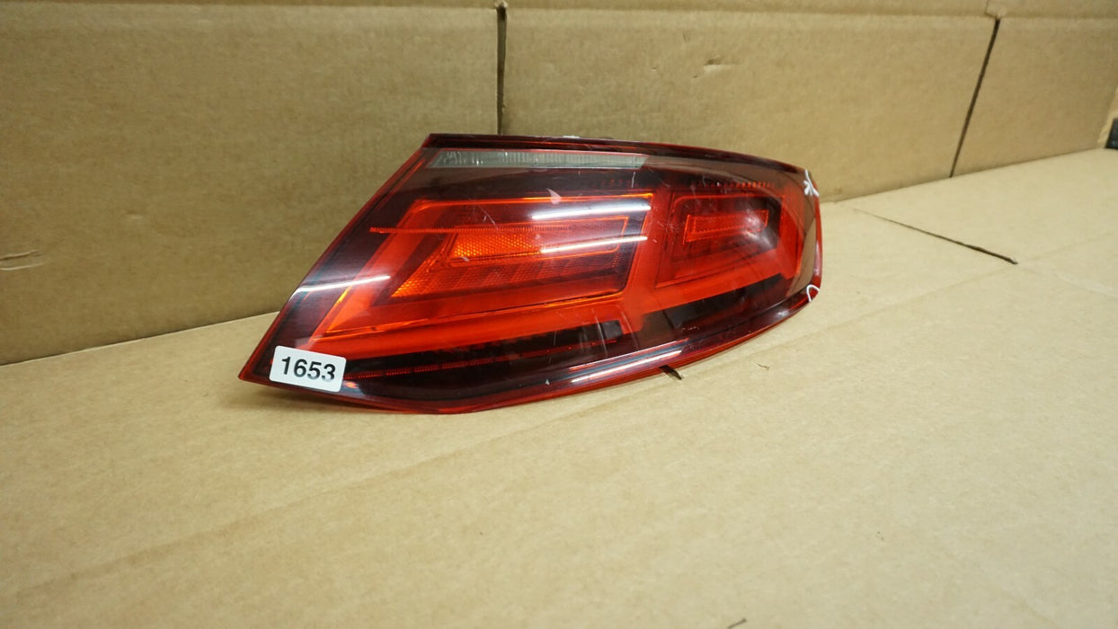 2016-2018 AUDI TT REAR RIGHT PASSENGER SIDE TAIL LIGHT BRAKE LAMP LED OEM