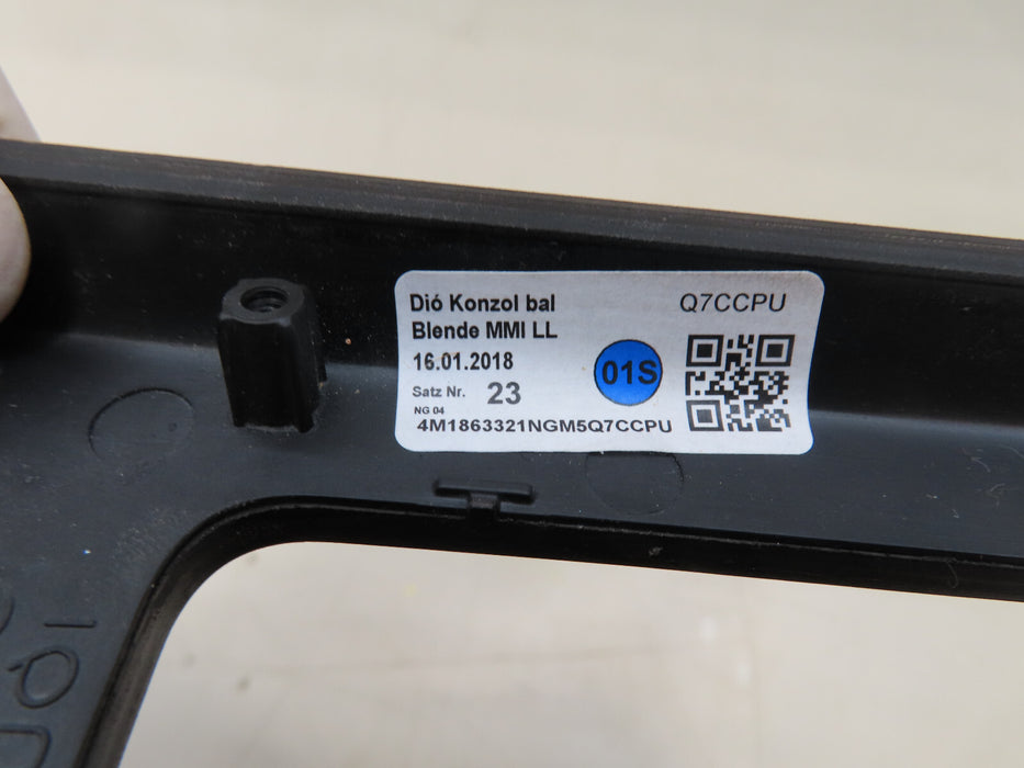 2017 2018 2019 AUDI Q7 COVER FRAME TRIM BEZEL OEM 4M1.863.321