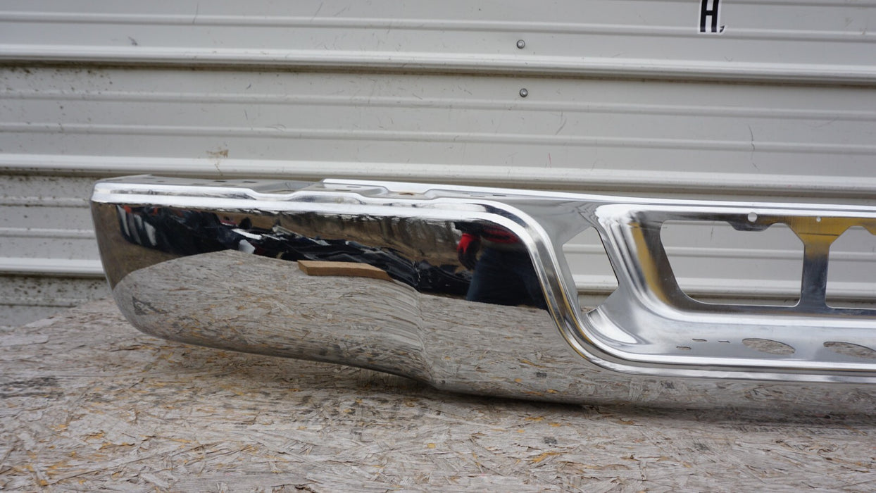 2007-2013 TOYOTA TUNDRA REAR BUMPER FACE BAR WITHOUT TOW PACKAGE OEM