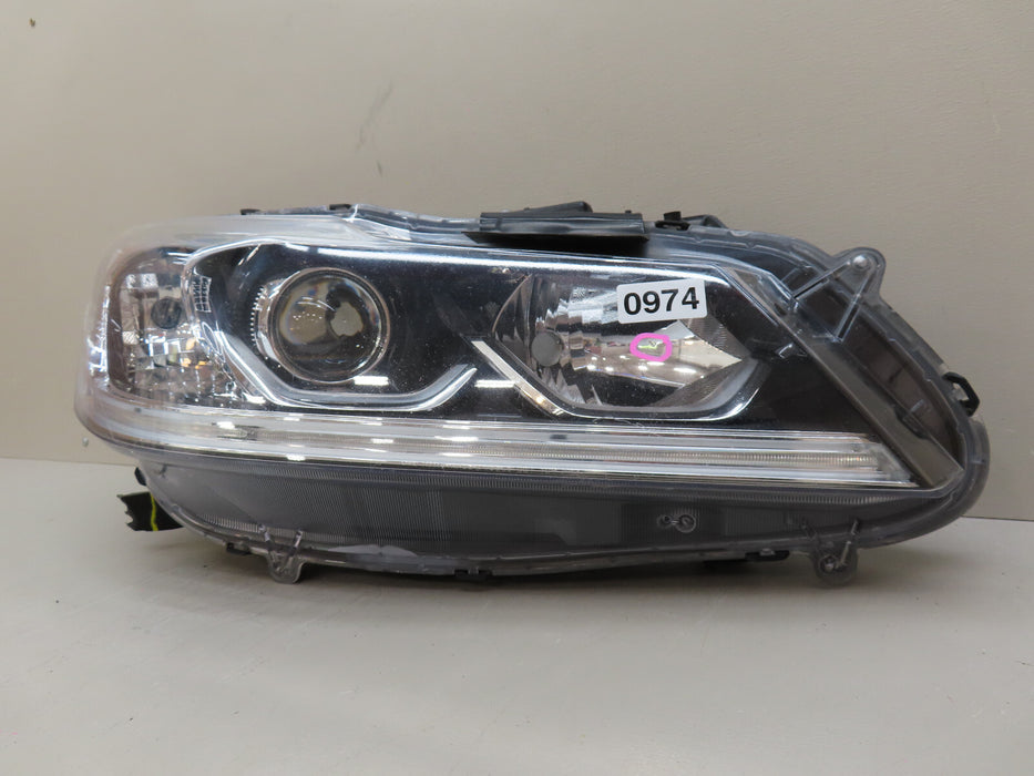 2016 2017 HONDA ACCORD SEDAN FRONT RIGHT PASSENGER SIDE HEADLIGHT HALOGEN OEM