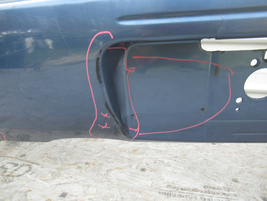 2005 - 2007 SUBARU WRX STI REAR BUMPER COVER PANEL FACTORY 57704FE160 OEM