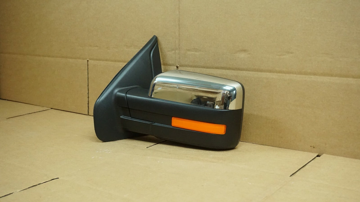 2009-2010 FORD F-150 FRONT LEFT DRIVER SIDE REAR VIEW MIRROR AFTERMARKET 09 10