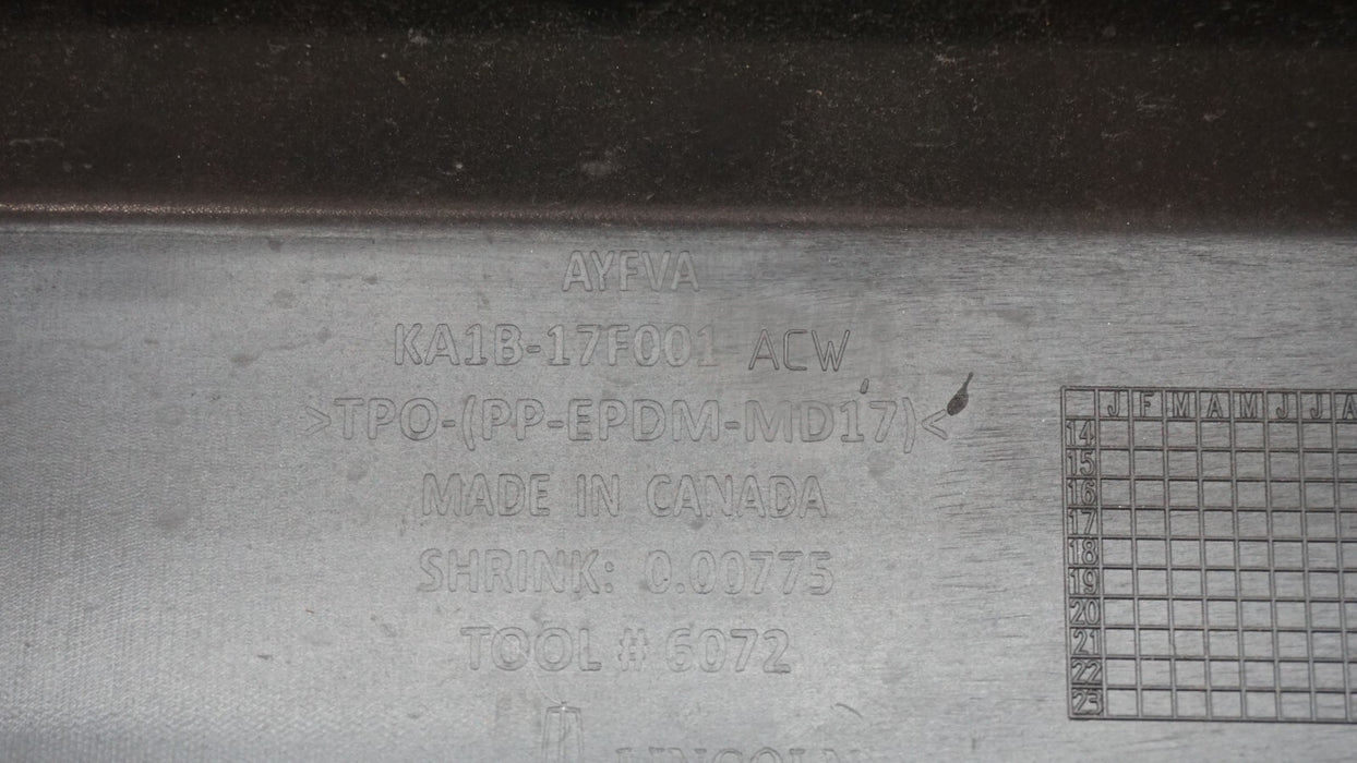 2019-2020 LINCOLN MKX REAR BUMPER COVER KA1B-17F001-ACW OEM