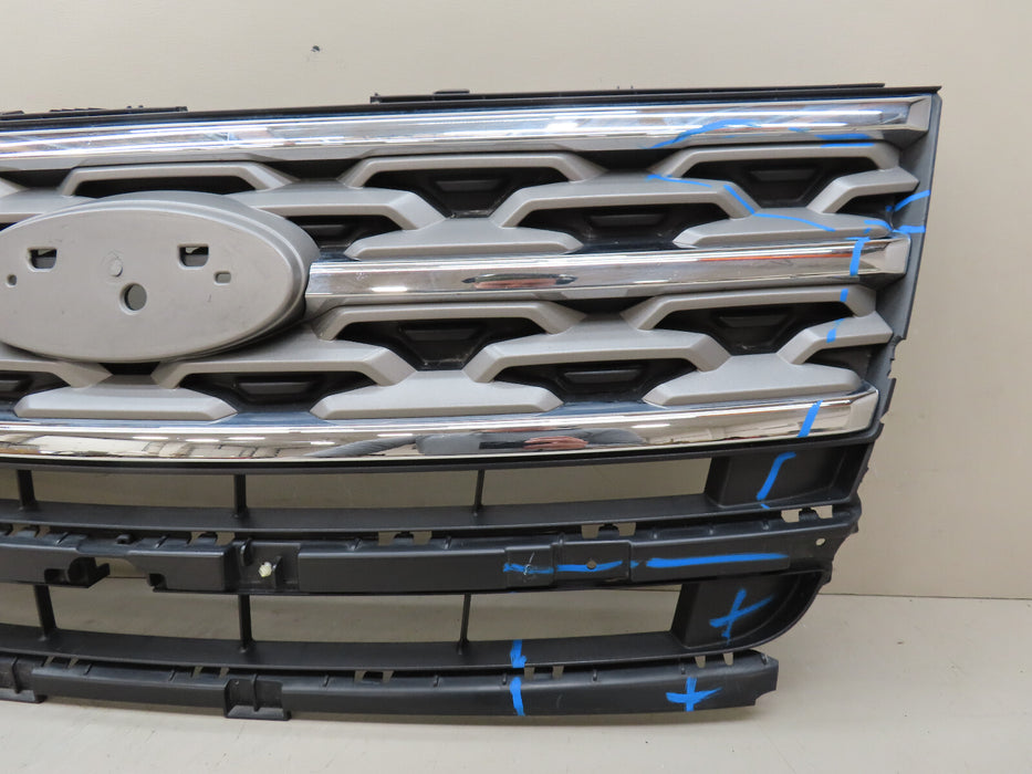 2018-2019 FORD EXPLORER FRONT BUMPER RADIATOR GRILLE GRILL OEM JB53-8200-AAW