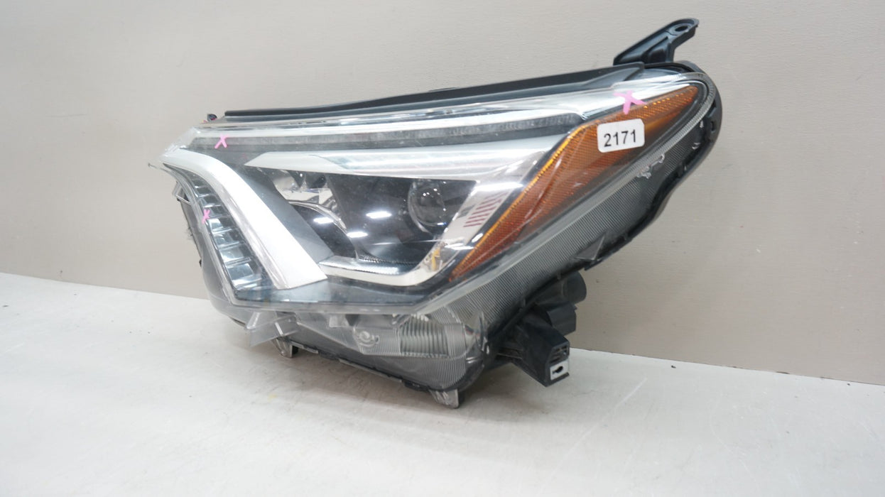 2016-2018 TOYOTA RAV4 FRONT LEFT DRIVER SIDE HALOGEN HEADLIGHT OEM