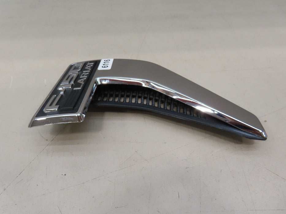 2021 2022 FORD F-150 F150 LARIAT FRONT RIGHT PASSENGER SIDE FENDER EMBLEM OEM