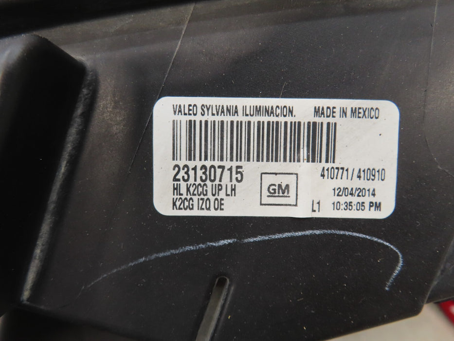 2014-2017 GMC SIERRA 2500 3500 HD LEFT HEADLIGHT LAMP HALOGEN LED OEM 23130715