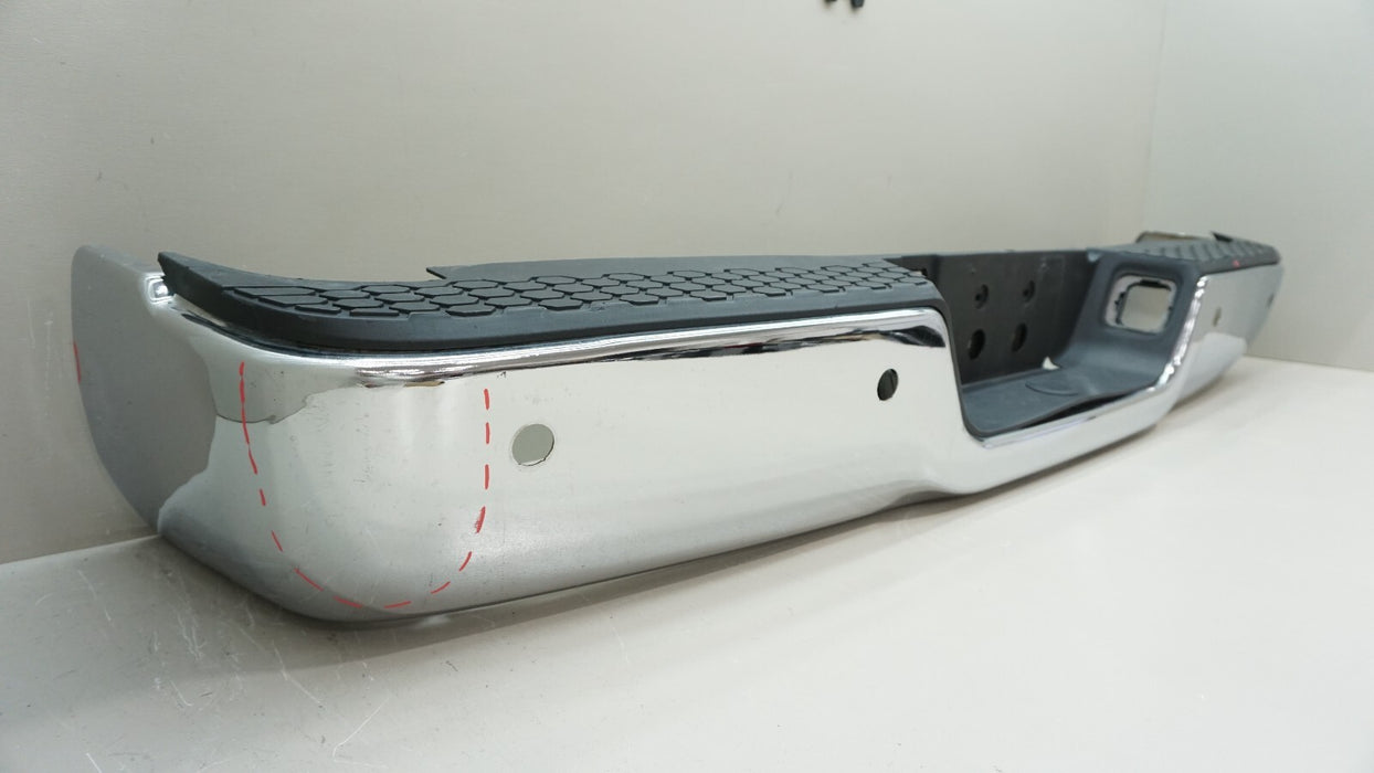 2009-2024 DODGE RAM 1500 REAR BUMPER COVER W/O EXHAUST CUTOUTS OEM