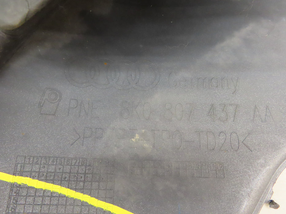 2013-2016 AUDI A4 FRONT BUMPER COVER OEM 8K0807437