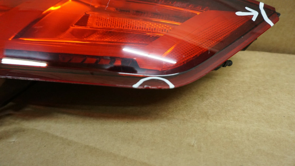 2016-2018 AUDI TT REAR RIGHT PASSENGER SIDE TAIL LIGHT BRAKE LAMP LED OEM