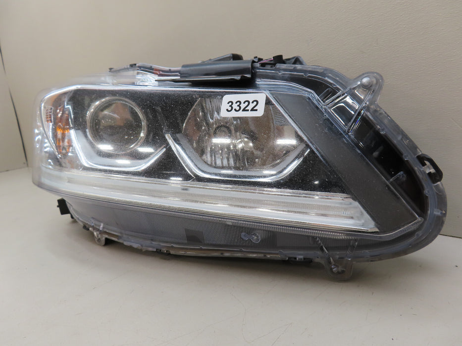 2016 2017 HONDA ACCORD FRONT RIGHT PASSENGER SIDE HEADLIGHT HALOGEN OEM W