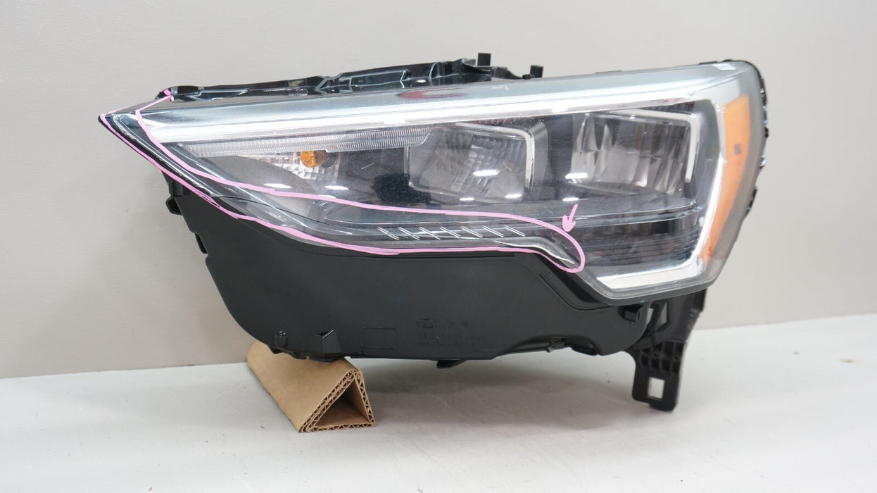 2019-2023 AUDI Q3 FRONT LEFT DRIVER SIDE LED HEADLIGHT OEM 83A941011 *CRACKED*
