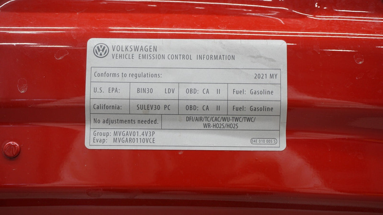 2019-2022 VOLKSWAGEN JETTA ENGINE HOOD COVER BONNET AFTERMARKET 19 20 21 22