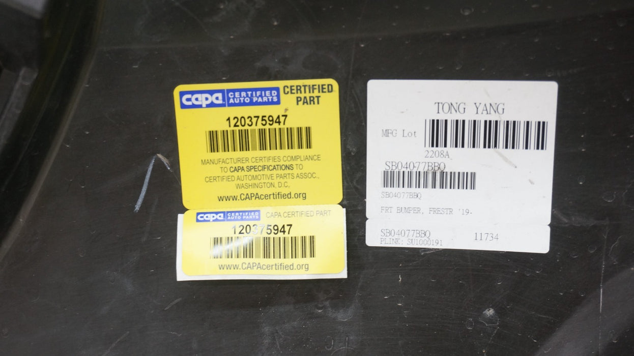 2019-2021 SUBARU FORESTER FRONT BUMPER COVER PANEL CAPA AFTERMARKET