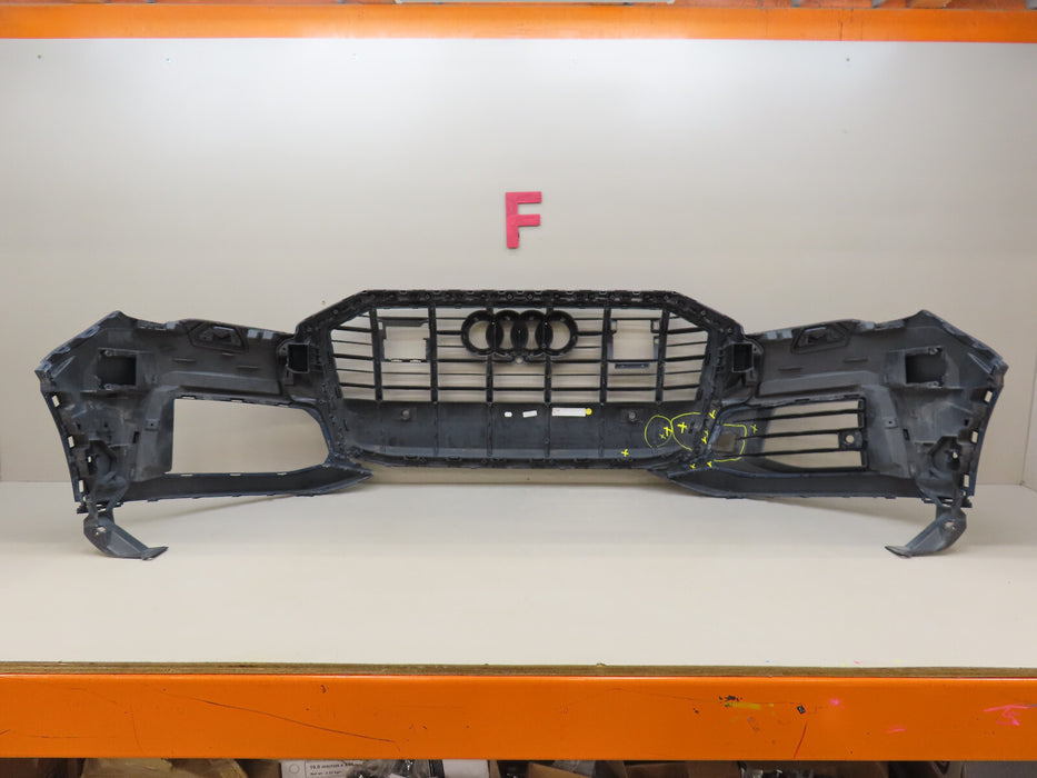 2017 2018 2019 AUDI Q7 FRONT BUMPER COVER W/GRILLE OEM