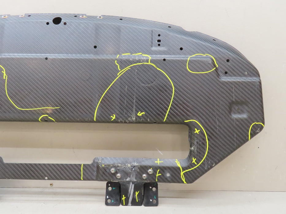 2018-2020 MERCEDES AMG GT R LOWER ENGINE CARBON FIBER SHIELD COVER OEM 008098