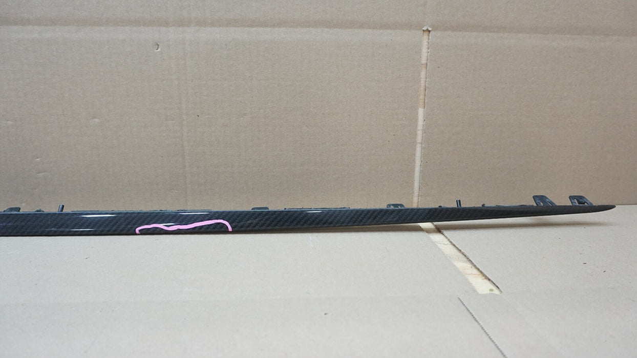 MERCEDES-BENZ W213 E63 AMG (S) CARBON FIBER SIDE SKIRT INSERTS OEM