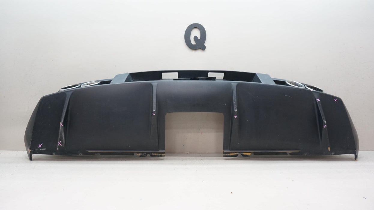 2009-2013 LAMBORGHINI GALLARDO REAR BUMPER DIFFUSER W/ EXHAUST TIPS 400807527D