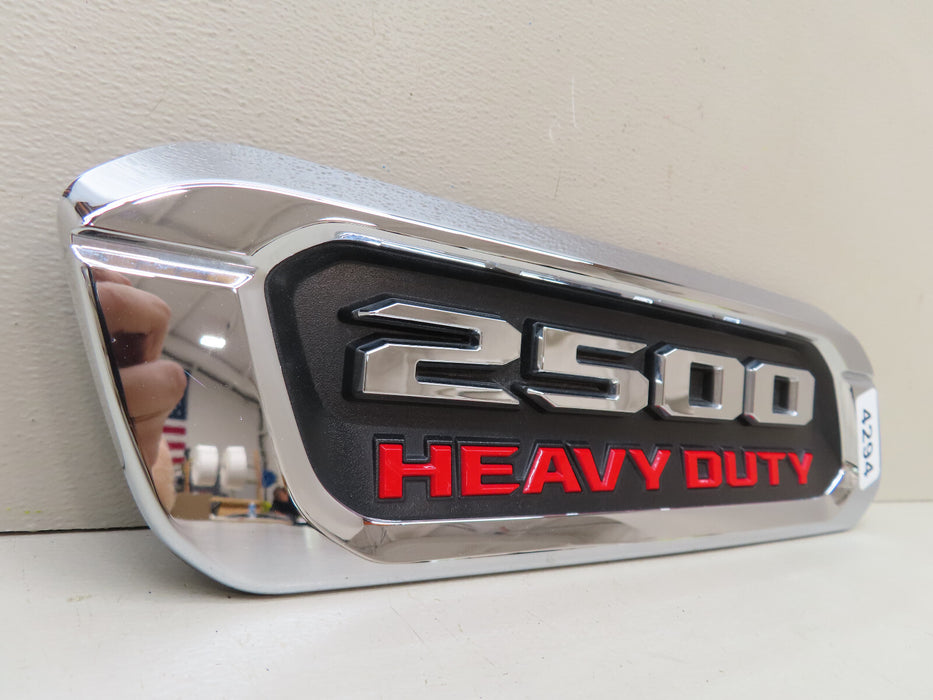 2019-2024 DODGE RAM 2500 HEAVY DUTY FRONT LEFT DRIVER HOOD EMBLEM OEM