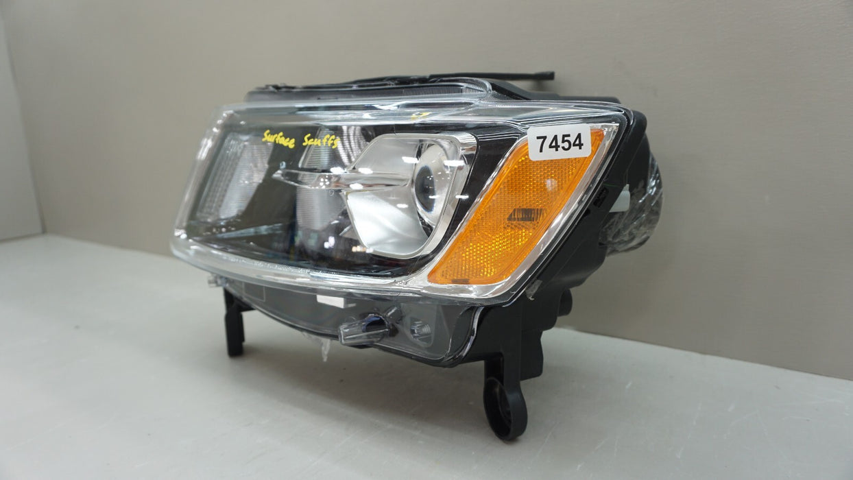 2014-2016 JEEP GRAND CHEROKEE FRONT LEFT DRIVERS SIDE HEADLIGHT HALOGEN DEPO