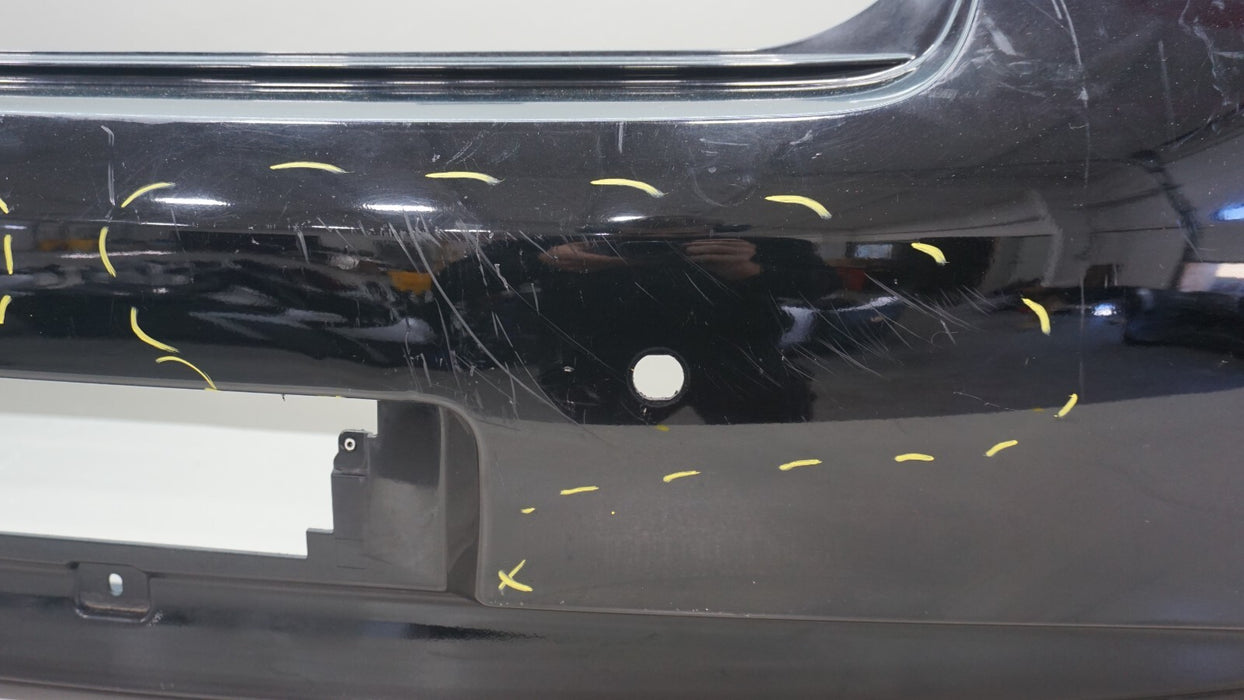 2010-2013 INFINITI G37 REAR BUMPER COVER PANEL W/ SENSOR HOLES OEM 850221NF0H