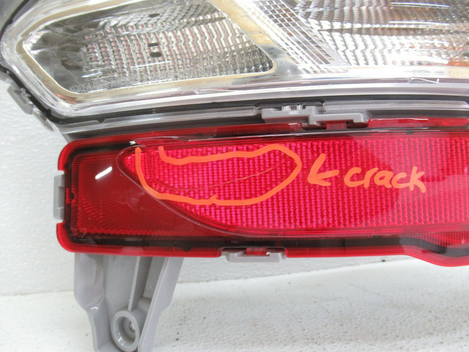 2019-2021 KIA SPORTAGE RAER RIGHT PASSENGER SIDE BUMPER LIGHT TAIL LIGHT OEM