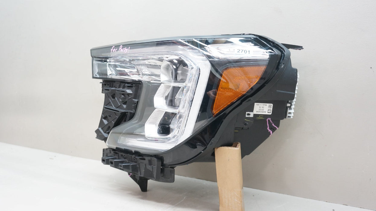 2022-2024 GMC TERRAIN FRONT LEFT DRIVER SIDE LED HEADLIGHT *FOR PARTS*