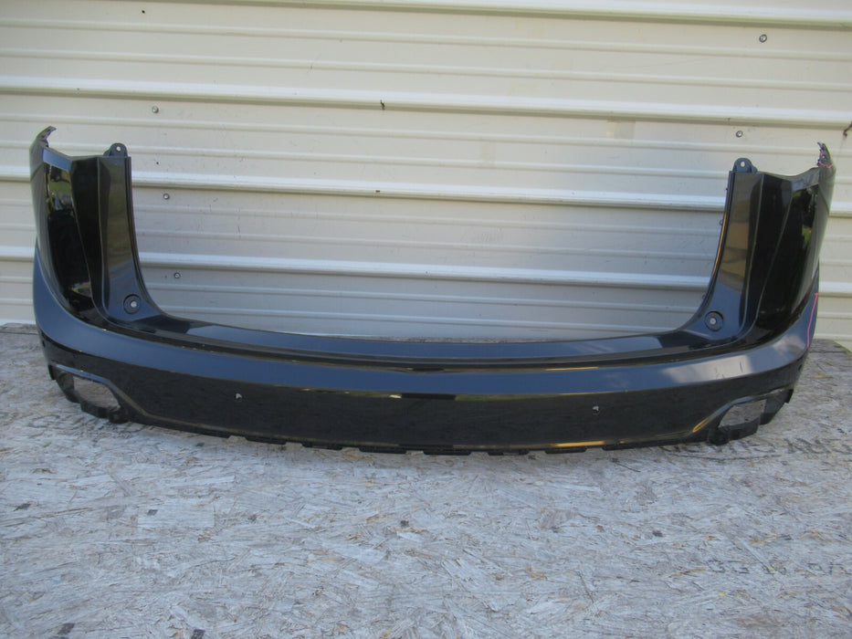 2019-2020 ACURA RDX REAR BUMPER COVER PANEL BLACK PLASTIC W/O SENSORS OEM