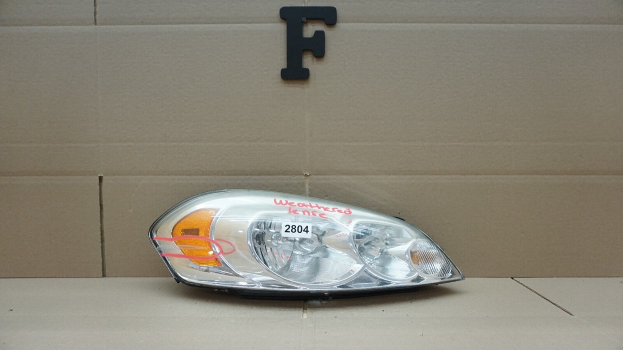 2006-2013 CHEVROLET IMPALA FRONT RH RIGHT PASSENGER SIDE HEADLIGHT OEM