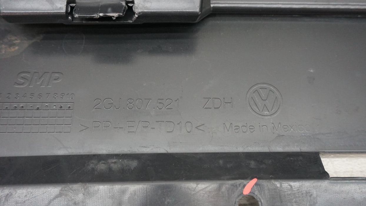 2022-2023 VOLKSWAGEN TAOS REAR LOWER BUMPER COVER VALANCE OEM 2GJ807521