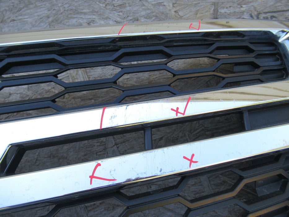 2015-2019 CHEVROLER TAHOE FRONT RADIATOR GRILLE GRILL CHROME W/O EMBLEM OEM
