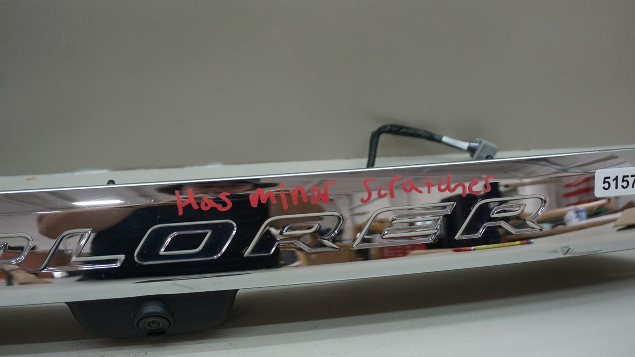 2020-2021 FORD EXPLORER REAR LIFTGATE MOLDING WITH CAMERA OEM LB5B-S42509-AGW