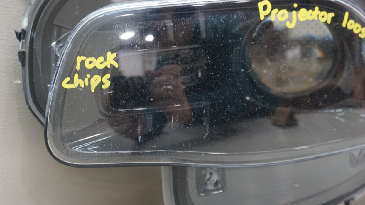 2014-2018 JEEP CHEROKEE FRONT LH LEFT DRIVER SIDE HEADLIGHT OEM